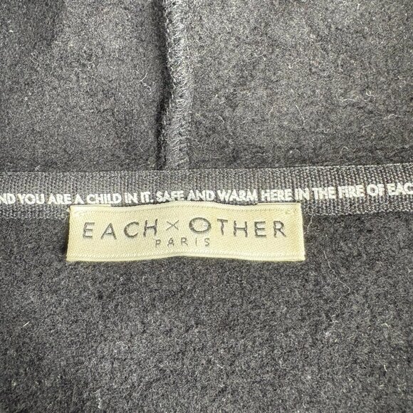Each x Other Paris Unisex Black Soft Everyday Comfort Stylish Hoodie Size Small - Picture 10 of 15